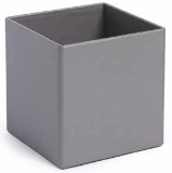 Square synthetic planter in a range of colours.