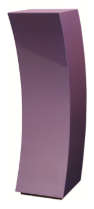 Curved glassfibre (GRP) pedestal